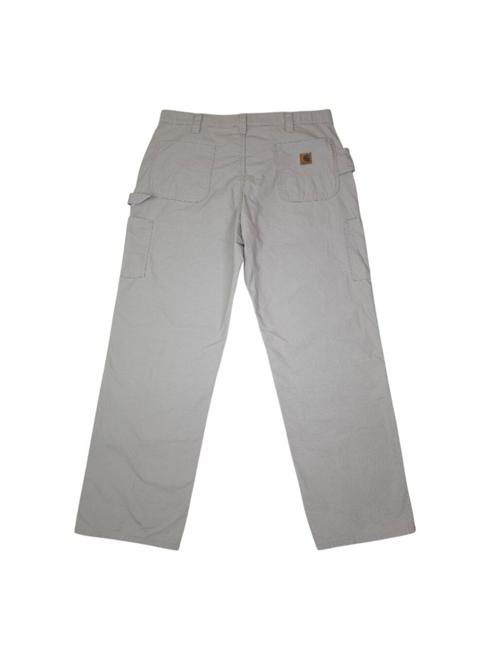 Carhartt Mens Tan Original Fit Dungaree Work Pants 40x32 100% Cotton